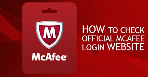 my account mcafee login|acessar minha conta mcafee.